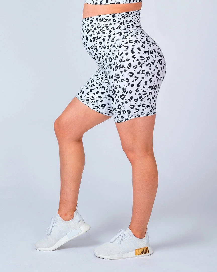 Discount π Muscle Nation Maternity Bike Shorts - Snow Leopard π 3 Muscle Nation Maternity Bike Shorts - Snow Leopard