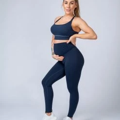 Muscle Nation Maternity Bra - Navy