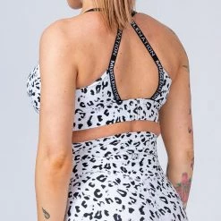 Muscle Nation 30% EOFY SALE Maternity Bra - Snow Leopard