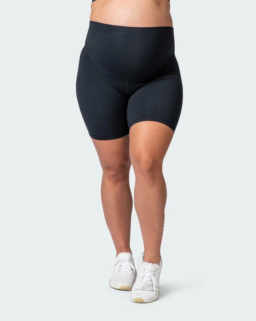 Promo ๐ Muscle Nation Maternity Everyday Bike Short - Black ๐ 5 Muscle Nation Maternity Everyday Bike Short - Black
