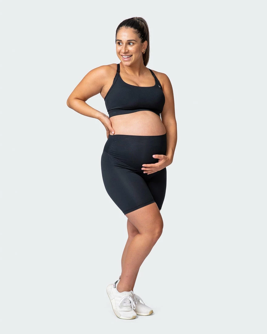 Promo ๐ Muscle Nation Maternity Everyday Bike Short - Black ๐ 10 Muscle Nation Maternity Everyday Bike Short - Black
