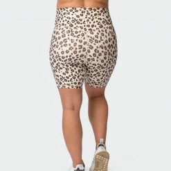 Muscle Nation 30% EOFY SALE Maternity Everyday Bike Short - Cheetah Print