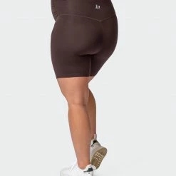 Muscle Nation Maternity Everyday Bike Short - Cocoa 30% EOFY SALE