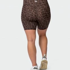 Muscle Nation Maternity Everyday Bike Short - Tonal Giraffe Print 30% EOFY SALE