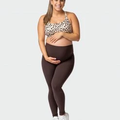 Muscle Nation Maternity Everyday Leggings - Cocoa
