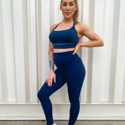 Muscle Nation Maternity Leggings - Navy