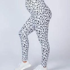 Muscle Nation Maternity Leggings - Snow Leopard