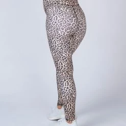 Muscle Nation Maternity Leggings - Yellow Leopard
