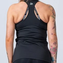 Muscle Nation Maternity Tank - Black Womens