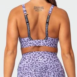 Coupon โ Muscle Nation Max Rep Bra - Purple Leopard ๐ 15 Muscle Nation Max Rep Bra - Purple Leopard