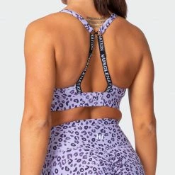 Coupon โ Muscle Nation Max Rep Bra - Purple Leopard ๐ 17 Muscle Nation Max Rep Bra - Purple Leopard
