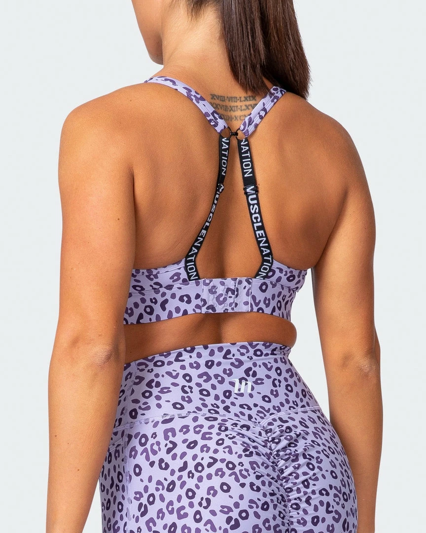 Coupon โ Muscle Nation Max Rep Bra - Purple Leopard ๐ 10 Muscle Nation Max Rep Bra - Purple Leopard