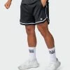 Muscle Nation Basketball 5" Shorts - Black 30% EOFY SALE