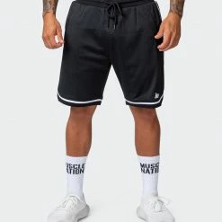 Muscle Nation Basketball 8" Shorts - Black