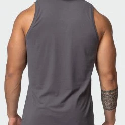 Muscle Nation Mens Basic Tank - Charcoal