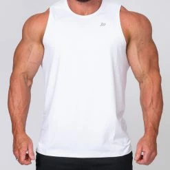 Muscle Nation Basic Tank - White