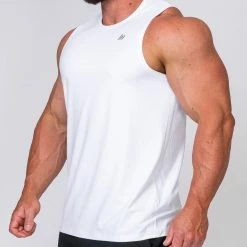Muscle Nation Basic Tank - White