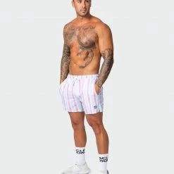 Muscle Nation 30% EOFY SALE Boardshorts - Stripes