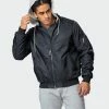 Muscle Nation Mens Bomber Jacket - Black Athletica