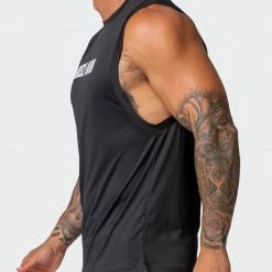 Budget 🥰 Muscle Nation Burly Training Tank - Black Mens 😀 12 Muscle Nation Burly Training Tank - Black Mens
