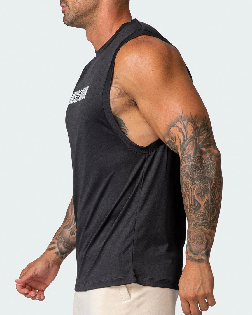 Budget 🥰 Muscle Nation Burly Training Tank - Black Mens 😀 6 Muscle Nation Burly Training Tank - Black Mens