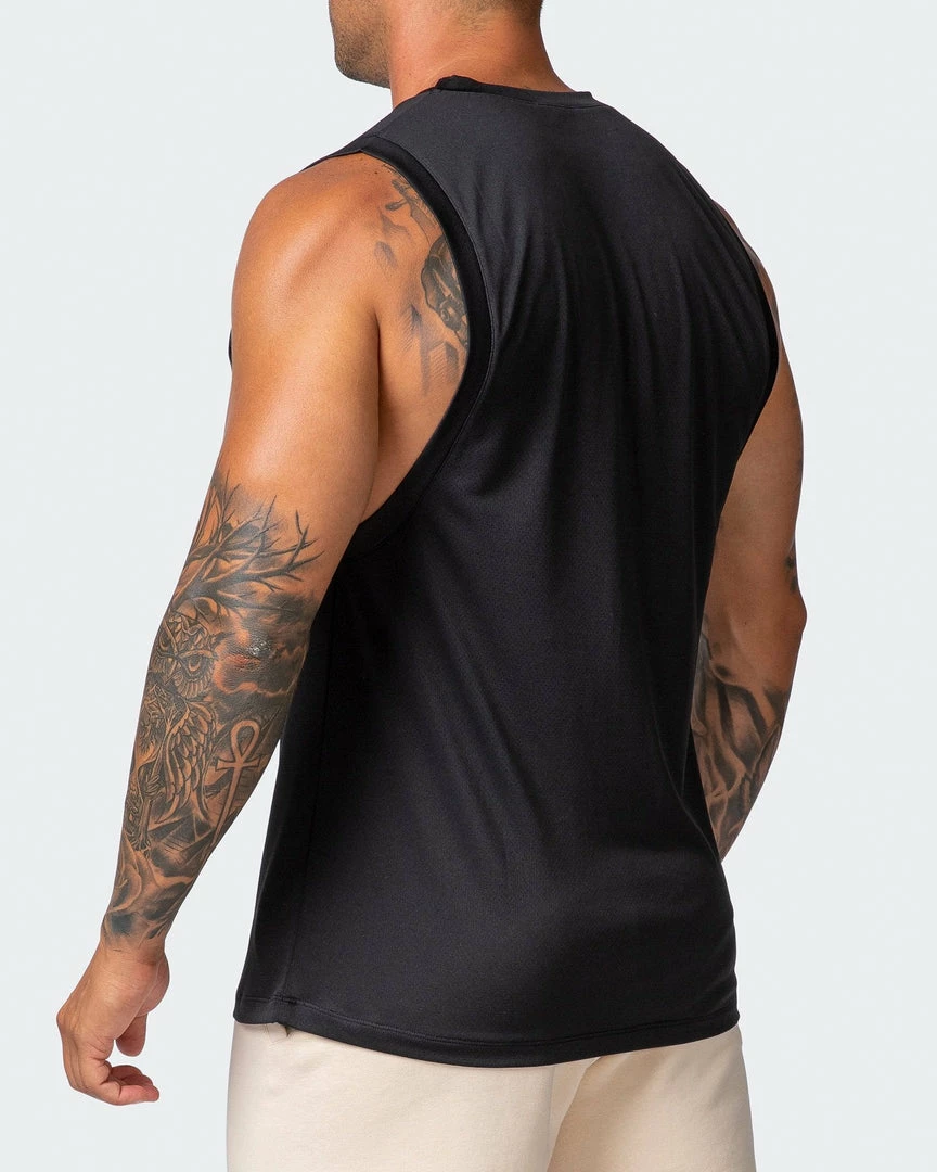 Budget 🥰 Muscle Nation Burly Training Tank - Black Mens 😀 7 Muscle Nation Burly Training Tank - Black Mens
