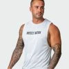 New ๐งจ Muscle Nation Burly Training Tank - Light Grey Mens ๐ฅฐ 2 Muscle Nation Burly Training Tank - Light Grey Mens