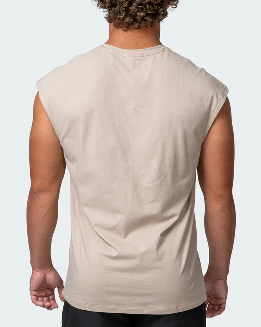 Discount 🥰 Muscle Nation Sleeveless Tee - Bone 30% EOFY SALE 😍 5 Muscle Nation Sleeveless Tee - Bone 30% EOFY SALE