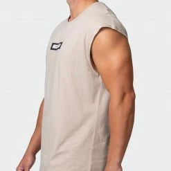 Discount 🥰 Muscle Nation Sleeveless Tee - Bone 30% EOFY SALE 😍 11 Muscle Nation Sleeveless Tee - Bone 30% EOFY SALE