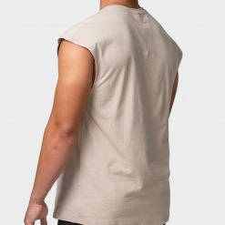 Discount 🥰 Muscle Nation Sleeveless Tee - Bone 30% EOFY SALE 😍 12 Muscle Nation Sleeveless Tee - Bone 30% EOFY SALE