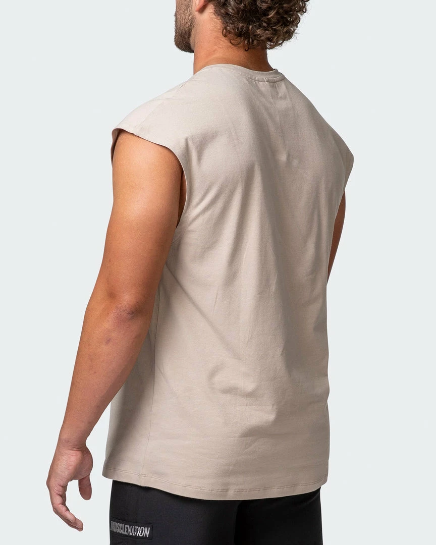 Discount 🥰 Muscle Nation Sleeveless Tee - Bone 30% EOFY SALE 😍 7 Muscle Nation Sleeveless Tee - Bone 30% EOFY SALE