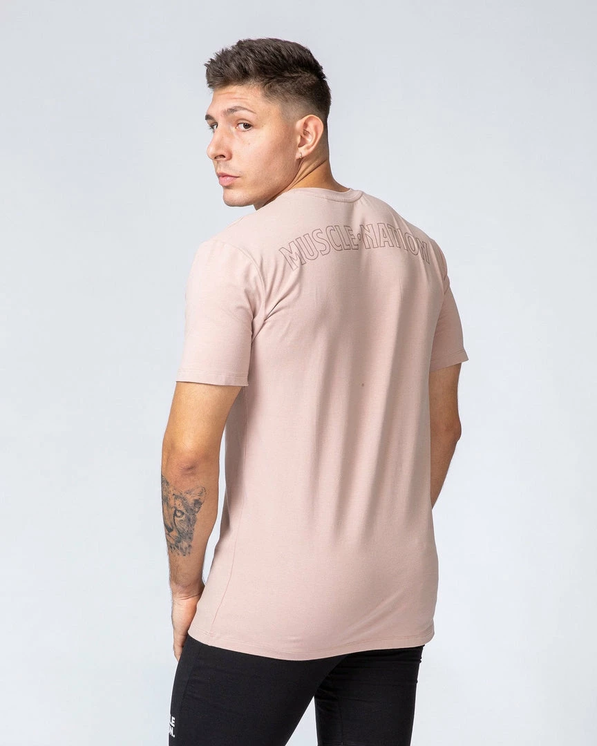 Discount ๐ Muscle Nation Classic MN Tee - Mahogany Rose Mens ๐ 4 Muscle Nation Classic MN Tee - Mahogany Rose Mens
