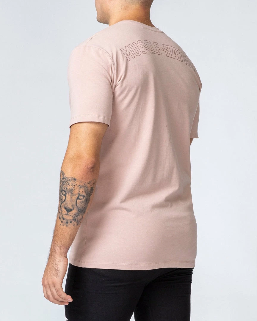 Discount ๐ Muscle Nation Classic MN Tee - Mahogany Rose Mens ๐ 9 Muscle Nation Classic MN Tee - Mahogany Rose Mens