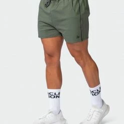 Muscle Nation Classic Squat Shorts - Army Green