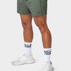 Muscle Nation Classic Squat Shorts - Army Green