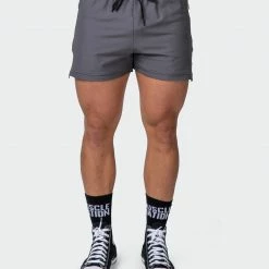 Muscle Nation Mens Elevate Active Shorts - Alloy