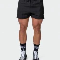 Muscle Nation Mens Elevate Active Shorts - Black 30% EOFY SALE