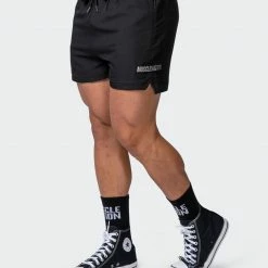 Muscle Nation Mens Elevate Active Shorts - Black 30% EOFY SALE