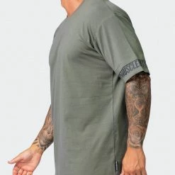 Muscle Nation Exceptional Dual Tee - Army Green