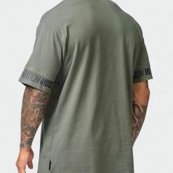 Muscle Nation Exceptional Dual Tee - Army Green