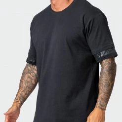 Muscle Nation 30% EOFY SALE Exceptional Dual Tee - Black
