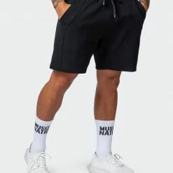 Muscle Nation Mens Laid Back Shorts - Black