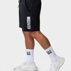 Muscle Nation Mens Laid Back Shorts - Black