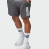 Muscle Nation Mens Laid Back Shorts - Charcoal