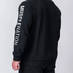 Muscle Nation Lightweight Long Sleeve - Black Winter