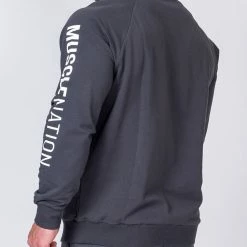 Muscle Nation Lightweight Long Sleeve - Charcoal