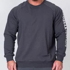 Muscle Nation Lightweight Long Sleeve - Charcoal