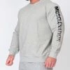New 🛒 Muscle Nation Winter Lightweight Long Sleeve - Grey 😉 1 Muscle Nation Winter Lightweight Long Sleeve - Grey