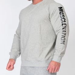 Muscle Nation Winter Lightweight Long Sleeve - Grey