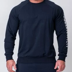 Muscle Nation Lightweight Long Sleeve - Navy Winter